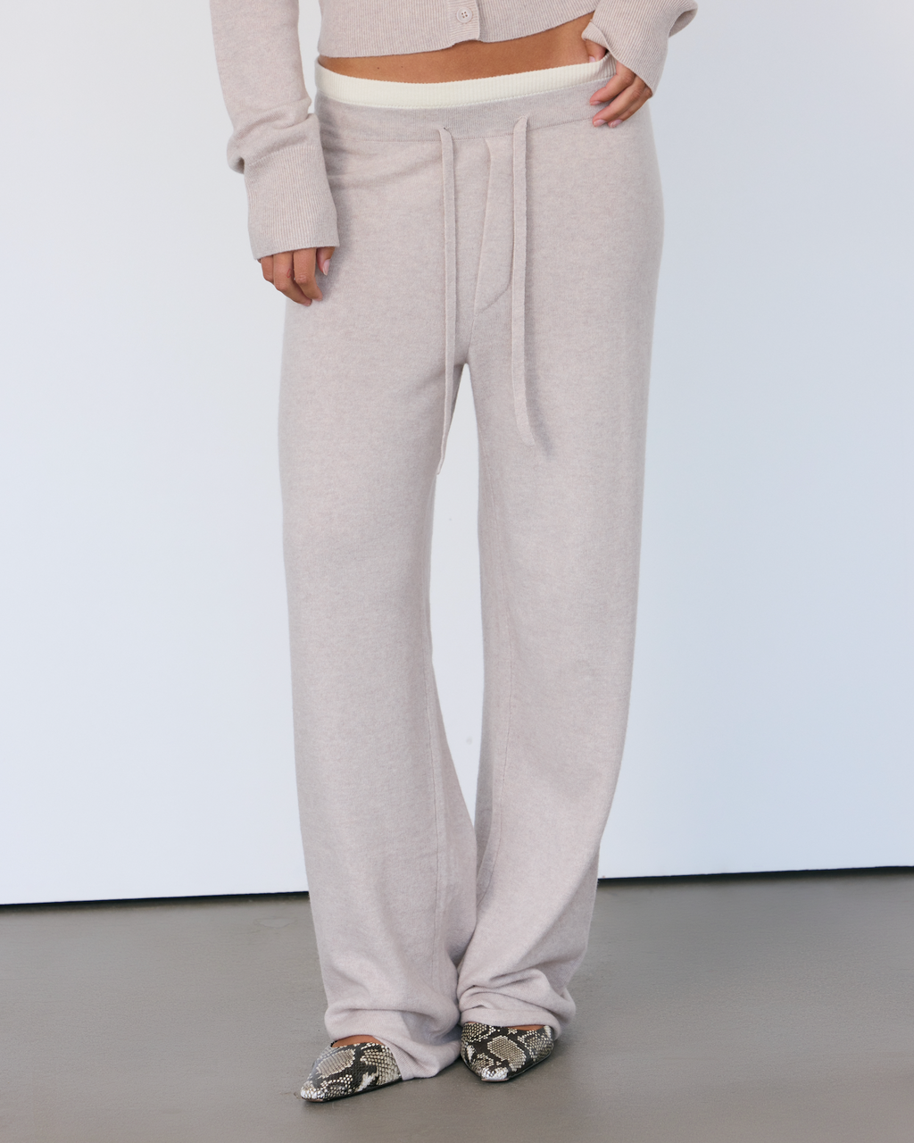 Tove Layered Cashmere Pant