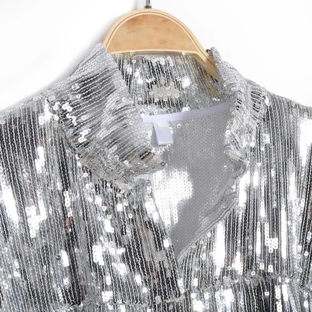 Sterlling Sequin Fringe Jacket